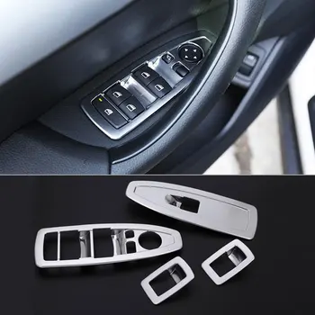 

For BMW X1 F48 2016 2017 2018 220i 25i 25le ABS Chrome Window Lift Swtich Button Cover Trim Accessories For BMW X2 F47 2018