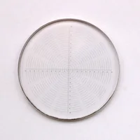 Dia 24mm Stereo Microscope Eyepiece Micrometer Graticule Ruler Ocular Reticle for Olympus Microscope CX23 BX SZX Series 3