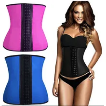Rubber Instrutor Shapewear Smooth Latex New Cincher Zipper Ganchos Corset XXL/XXXL size black/purple/blue/rose red color