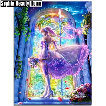 

5D Diy Diamond Painting Cartoon Beauty Sailor Moon Diamond Embroidery Patterns Rhinestones Full Diamond Mosaic Home Decor 188235