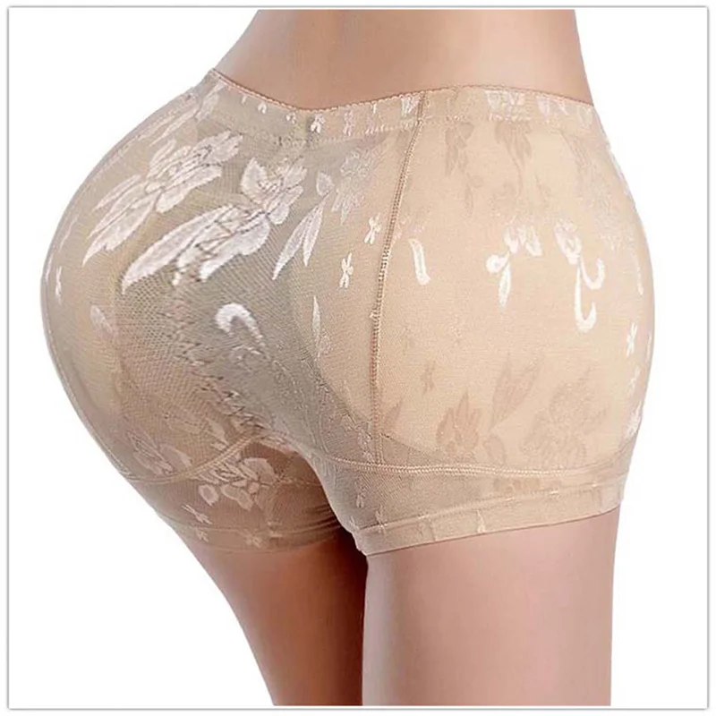 

Women Enhancer Shaper Tummy Control Panties Push Up Padded Butt Fake Hip Control Panties Removable Padded Slimming Underwear