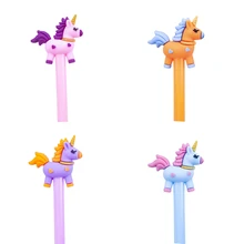 1PC 0.5mm Cute Creative Unicorn Gel Pens Signature Pen Escolar Papelaria School Office Stationery Supply Promotional Gift Kawaii
