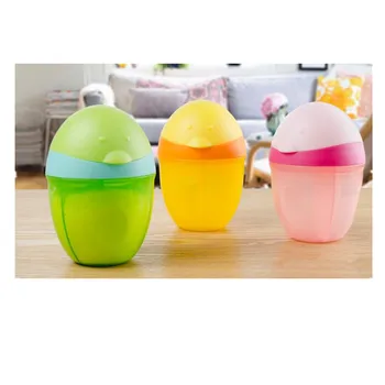 

Three-Lattice Baby Penguin Milk Powder Dispenser, Infant Feeding Food Container, Travel Portable Storage Box Pink Green Yellow