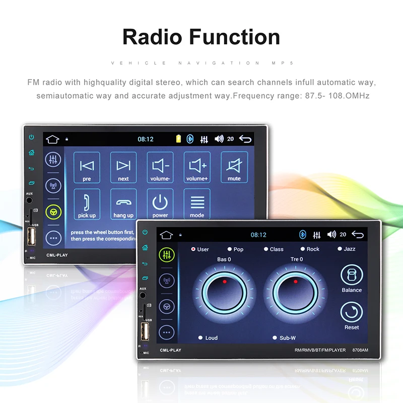 Discount Car Radio autoradio Android 7.1 Universal 7