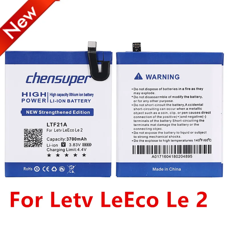 2pcs/3700mAh LTF21A For Letv LeEco Le 2 (pro) le 2S S3 X528 X621 X527 X625 X626 X20 X25 X620 X520 X522 X525 X526 Battery | Мобильные
