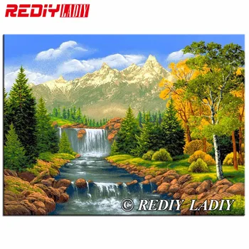 

5D Diamond Embroidery Landscape Waterfall DIY Diamond Painting Diamond Mosaic Crafts Gifts Diamond Pattern Paintings Rhinestones