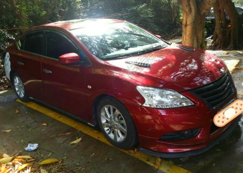 Подходит для Nissan Sylphy 12-15 карбоновый автомобильный гриль высокого качества