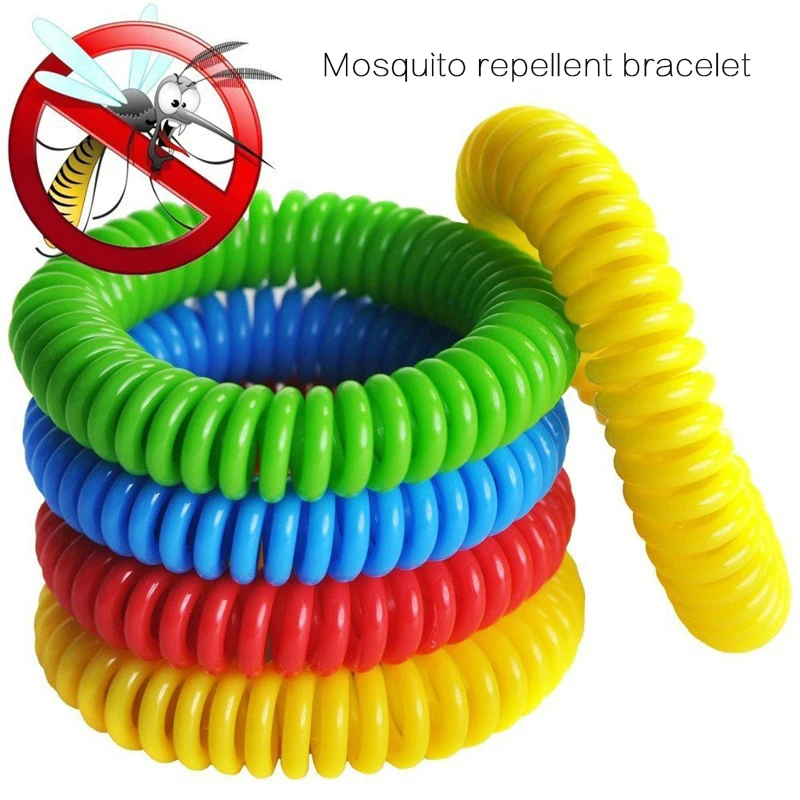 

10pcs Anti Mosquito Repellent Environmental Protection Bracelets Multicolor Pest Control Bracelets Camping Outdoor Adults Kids