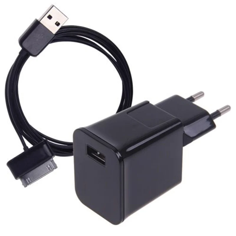 

US EU Plug 5V 2A Travel USB Wall Charger Power Adapter Socket AC Plug For Samsung Galaxy Note Tab Tablet 7 10.1 with USB Cable