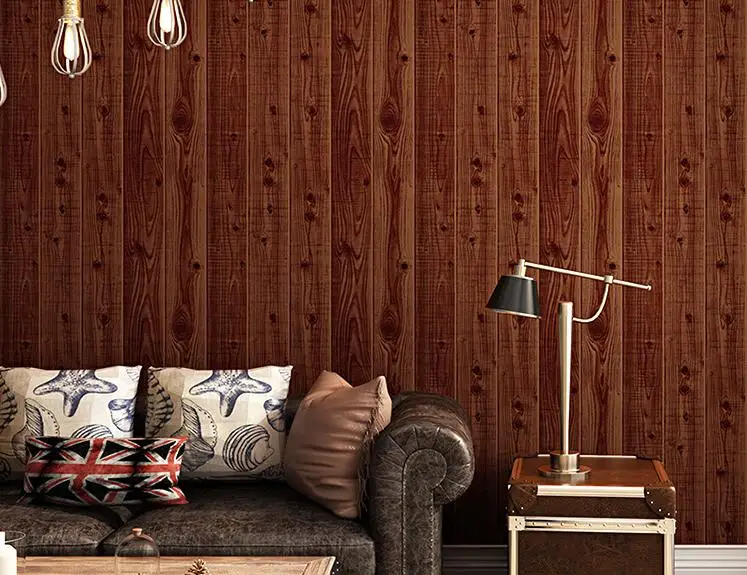 Beibehang имитация дерева ретро винтажная текстура древесины ТВ диван обои украшение дома гостиная спальня Фреска 3d обои