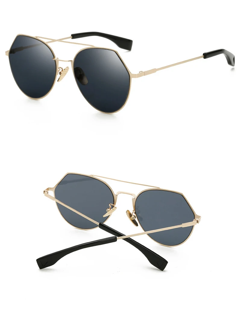 Rimless Cat Eye Sunglasses (9)