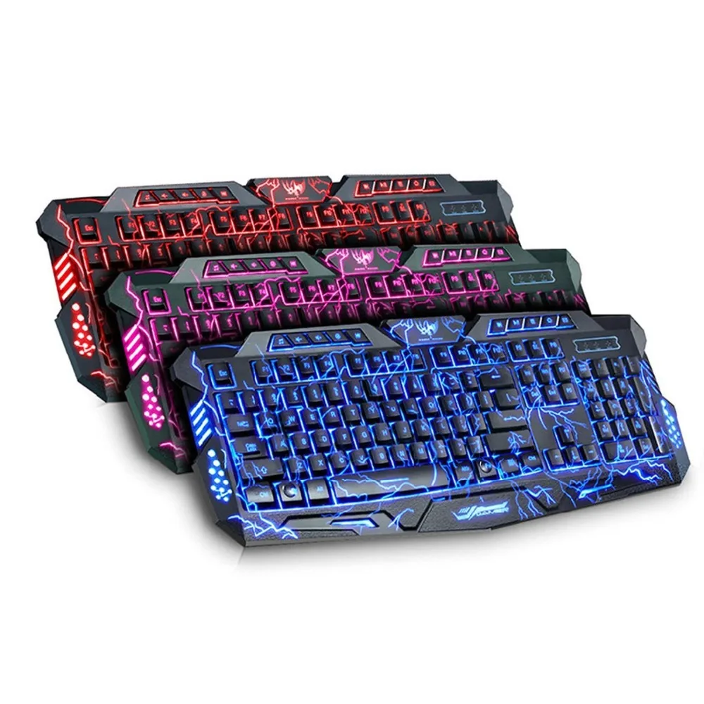 Buy Backlit gaming keyboard, KEMILE Laser carving