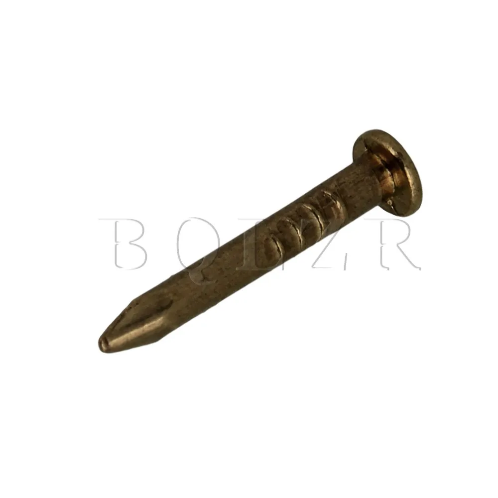 BQLZR Antique Copper Furniture Miniature Nail with Round Head 10mm Pack of 100
