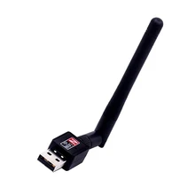 W90e mini wifi adaptador 150mbps 2db antena usb receptor wi-fi placa de rede sem fio 802.11b/n/g alta velocidade usb lan ethernet