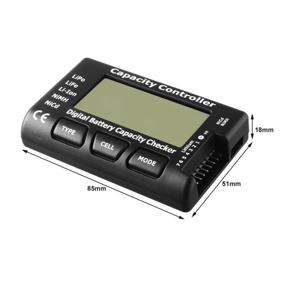 Универсальный RC CellMeter-7 цифровой аккумулятор устройство проверки емкости для LiPo LiFe Li-Ion Nicd NiMH тестер напряжения батареи проверка