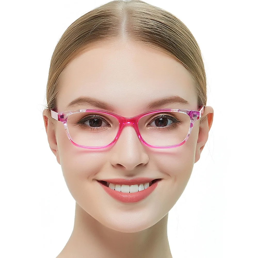 Оправы для очков при близорукости женские Nerd оправа для корригирующих очков Рецептурные очки оправа карамельных цветов очки кобыла AZZURO OC7063