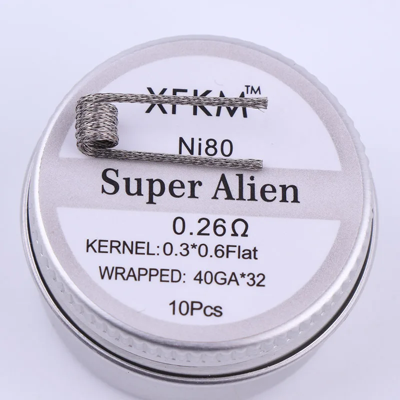 Tanio XFKM 10 sztuk NI80 nichrom wysokiej gęstości super alien sklep