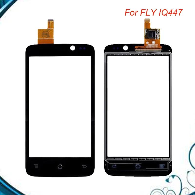 Мобильный телефон сенсорный экран дигитайзер для Fly IQ447 IQ 447 ERA Life1 Передняя