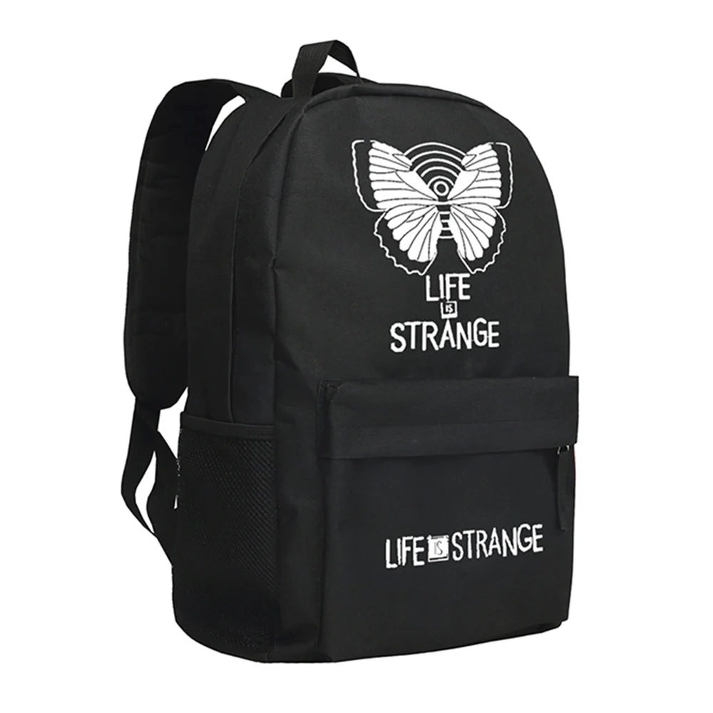 

2018 Life Is Strange Backpack with Butterfly Pattern Shoulder Bag