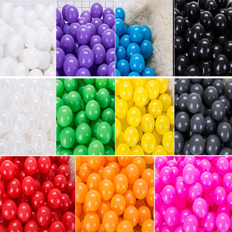 

100 pcs/lot 15 Colors Optional Eco-Friendly Colorful Ball Soft Ocean Ball Funny Baby Kid Swim Toy Water Pool Ocean Ball Pits