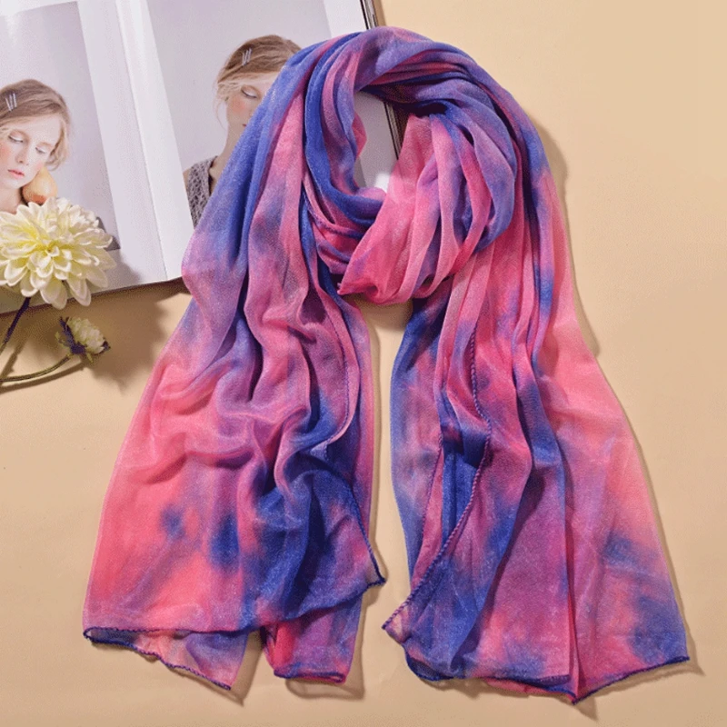 

New Designer Scarf Women Luxury 2019 Chiffon Scarf Quality Goods Printed Chiffon Polyester Scarves Hot Sell Beach Silk Scarf