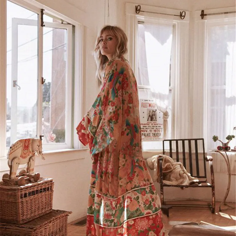 Женский купальный костюм Vestido De Praia Пляжное Платье Кафтан размера плюс туника Salida