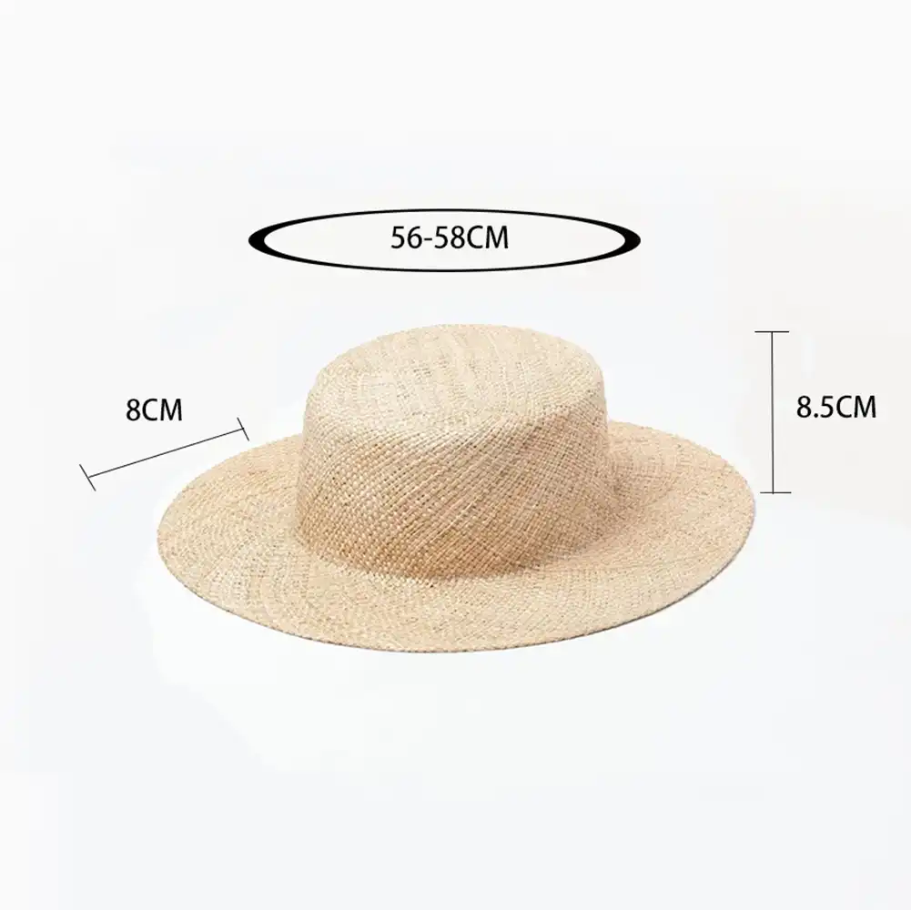 high end straw hats