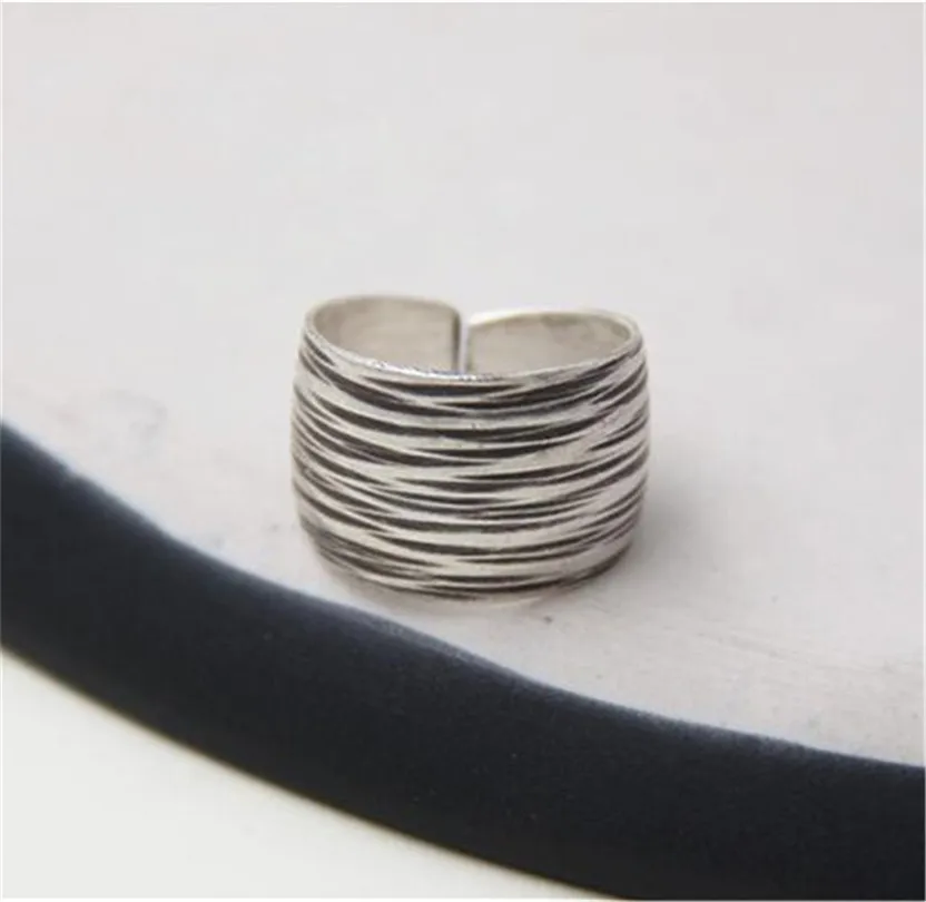 

JINSE Thai Silver 2017 999 Silver Sterling Jewelry 2017 Simple Small Tail Ring Unisex Ring Women Man Fashion Jewelry
