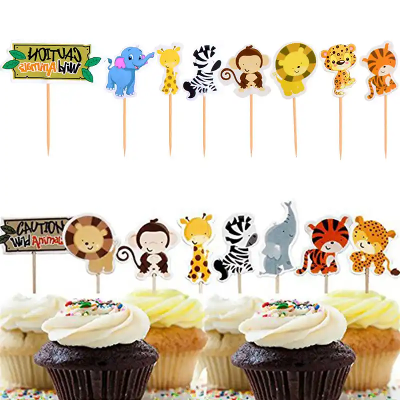 safari cake toppers for baby shower