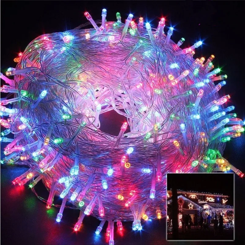 Led String Lights Outdoor 10M 20M 30M 50M 100M Fairy Light String Waterproof Lamp Wedding Party Christmas Decoration LED Garland Led String Lights Outdoor 10M 20M 30M 50M 100M Fairy Light String Waterproof Lamp Wedding Party Christmas Decoration LED Garland