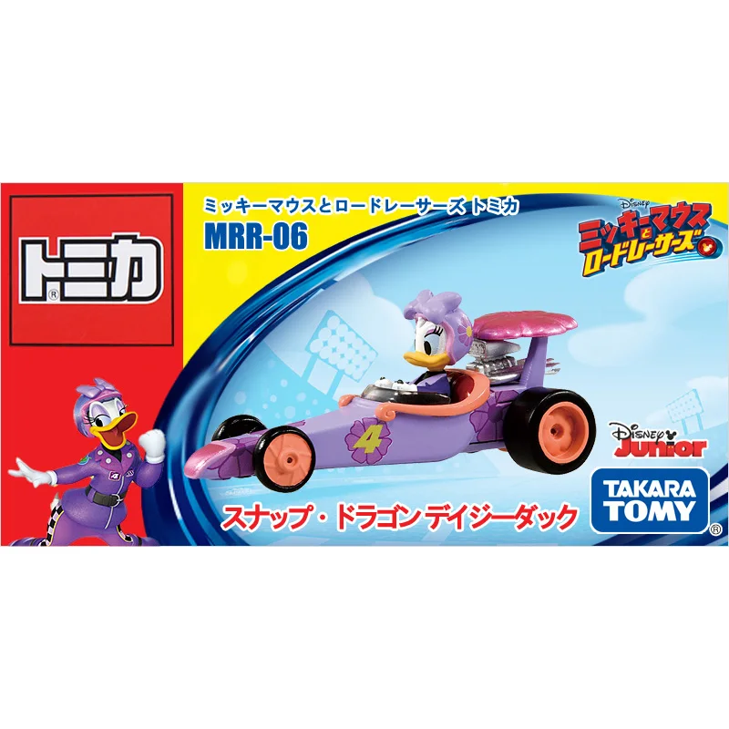 Такара Tomy томика родстер гонщики металлический литой автомобиль игрушечные машинки Микки Минни Дональд Дак Дейзи Пита Гуфи - Цвет: MRR06