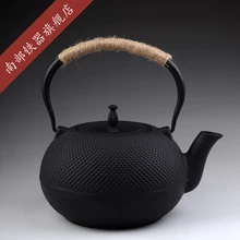 1800 мл японский чугунный чайник большой емкости кунг-фу Железный чайник без покрытия чугунный чайник вареная вода чайник