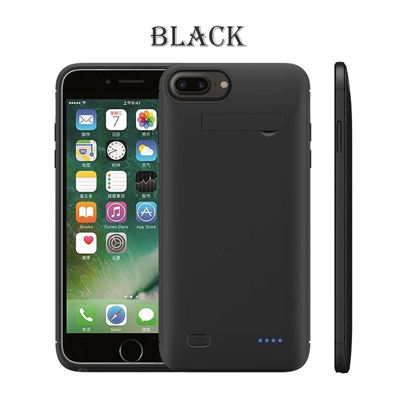 6200 мАч зарядное устройство чехол для iPhone 7 8 Plus power Bank резервного копирования