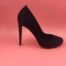 Round Toe Black Pumps High Heels Zapatos Para Mujer Women’S Pump Shoes Runway Shoes Pump Stilettos Slip-On Ol Shoes Ladies