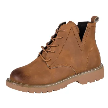 

Nice Woman Martin Boot Fashion Winter Shoes Feminina Female Motorcycle Ankle Snow Boots For Women Botas Mujer