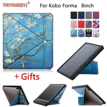 Slim Ebook Case funda for Kobo Forma 8 Inch 2018 Multiangle folding Stand Support E-reader Smart Cover Auto Sleep/Wake+Gifts Slim Ebook Case funda for Kobo Forma 8 Inch 2018 Multiangle folding Stand Support E-reader Smart Cover Auto Sleep/Wake+Gifts
