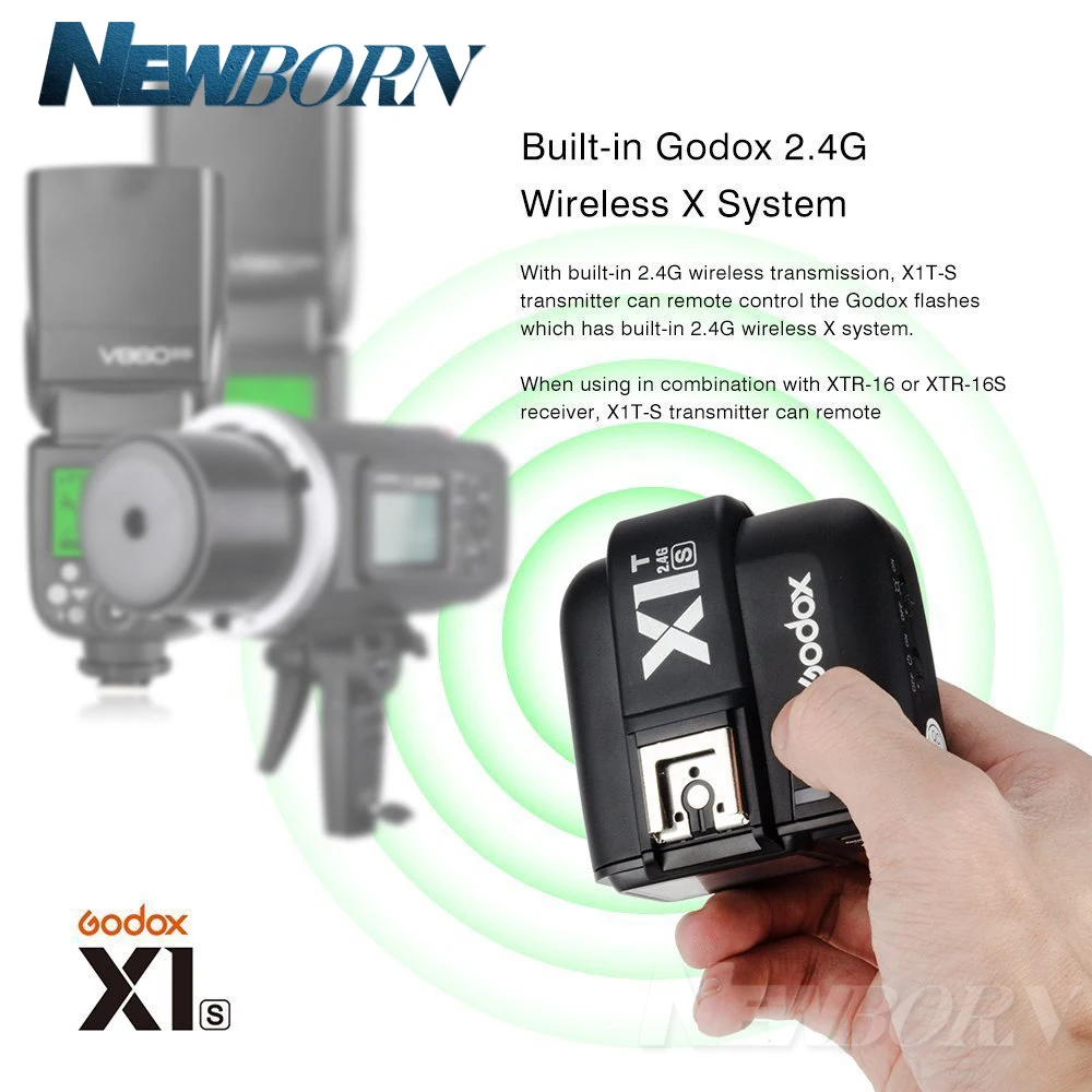 Godox X1T S TTL 2 4G беспроводной триггер для Sony + 3x XTR 16S флэш приемник godox