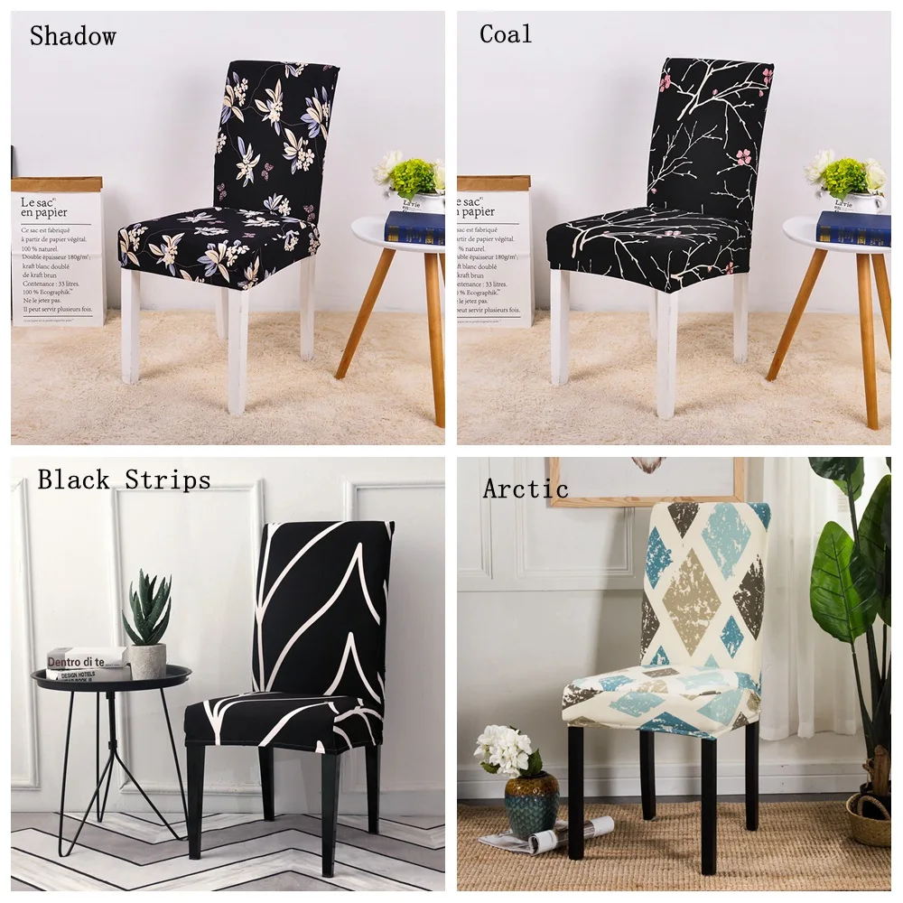 black chair cover