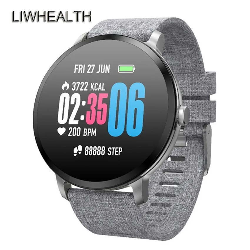 

Fashion 360 Smart Watch Men/Women Breath light HR/BP Health Fitness Smartwatch Fo Apple/Moto/Xiaomi/Samsung Reloj Inteligente