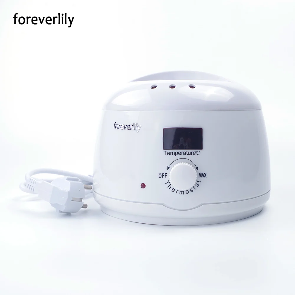 Дешево Температура дисплей мини SPA воск Электрический депилятор нагреватель парафин теплее удаления волос горшок машина руки средства ухода за ко...