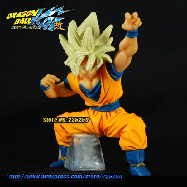 

Japanese Anime DRAGONBALL Dragon Ball Z/Kai Genuine Original BANDAI Gashapon PVC Toys Figure HG 21 Son Goku Super Saiyan