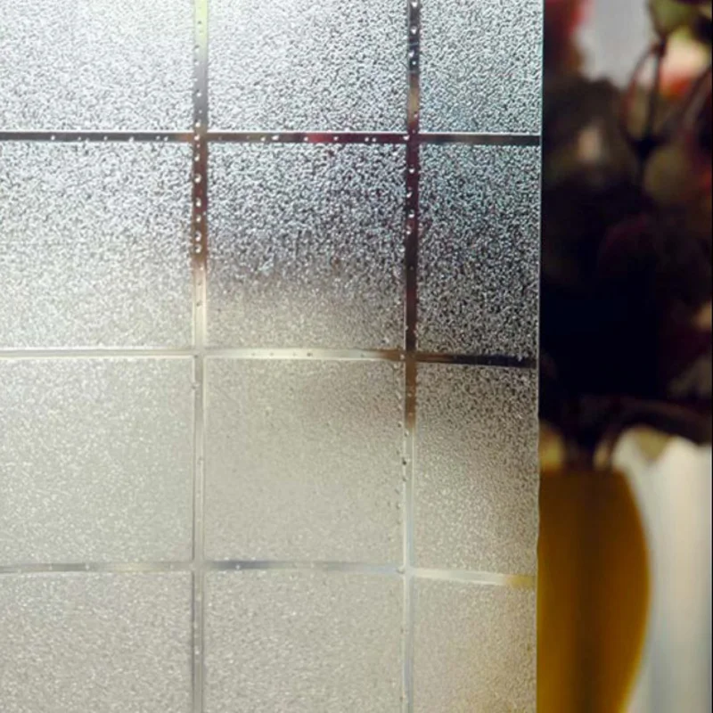Матовая оконная пленка без клея самоклеящаяся декоративная пленка для стекла травленая непрозрачная декоративная конфиденциальность 2*(45x100 см