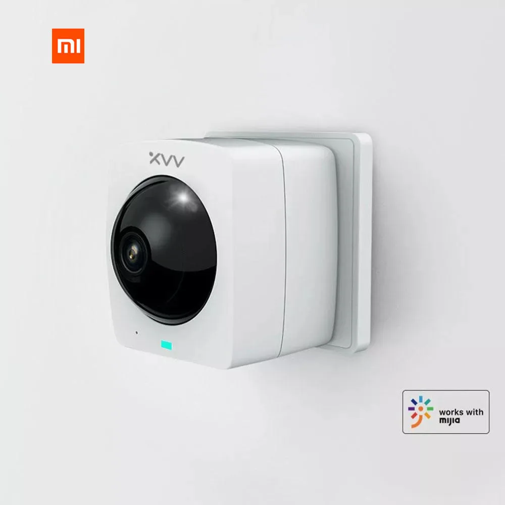  Xiaomi Mijia XiaoVV Night Version Work With Mi Home App Smart Panoramic IP Camera HD 1080P 360 Pano