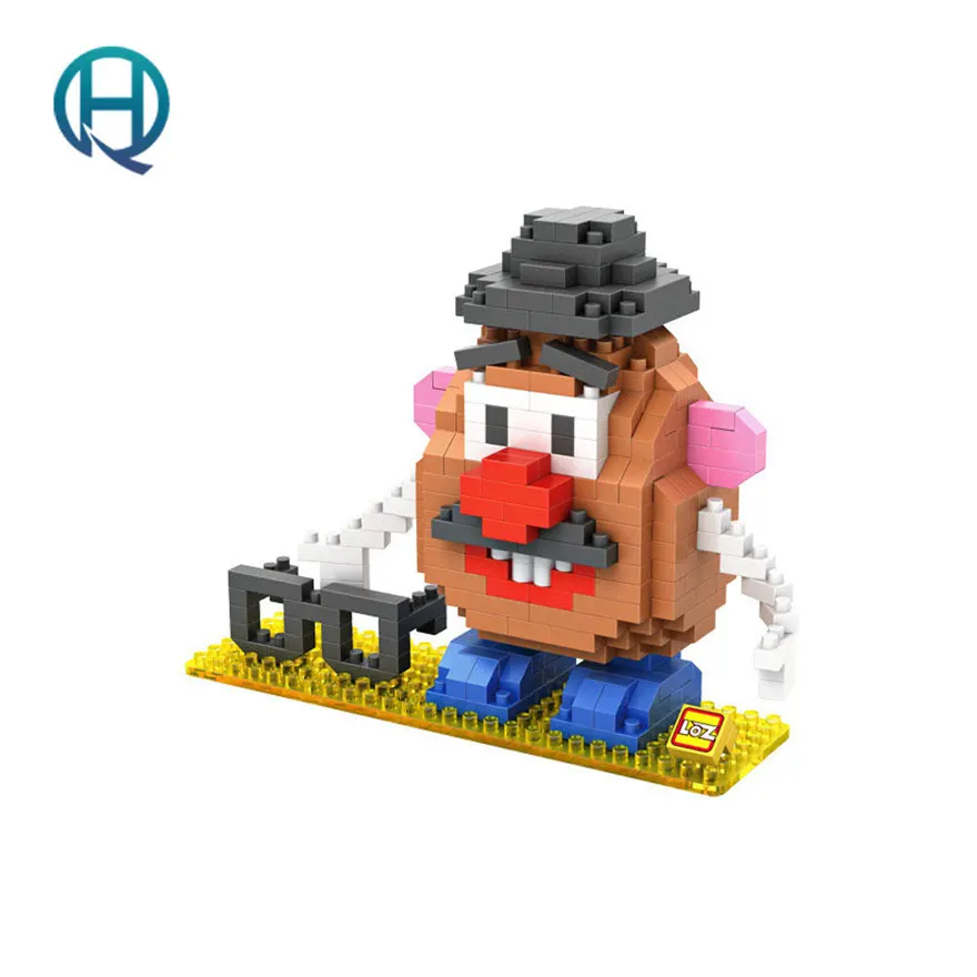 

Mini Nano Blocks Toy Story LOZ Building Blocks Mr.Potato Head Action Figure Diamond Blocks Compatible Legoelieds 9505