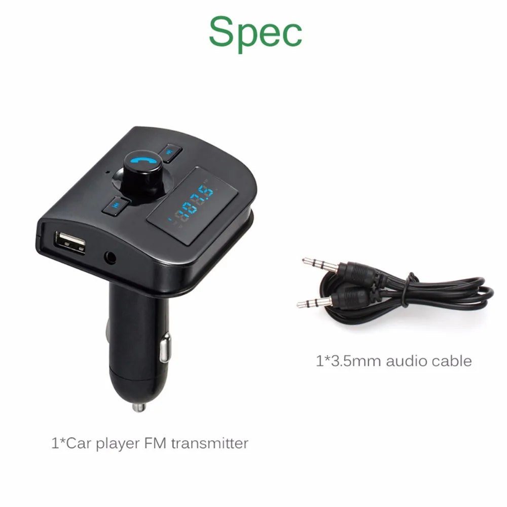 SOONHUA 3.1A USB Автомобильное зарядное устройство Bluetooth автомобильный комплект fm-передатчик автомобильные комплекты громкой связи MP3 аудио плеер адаптер зарядное устройство для мобильного телефона s
