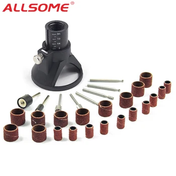 

29Pcs/Set Woodworking Tool Drill Carving Milling Cutter Locator With Sanding Bands And Rotary Burr For Electric Grinder Tools
