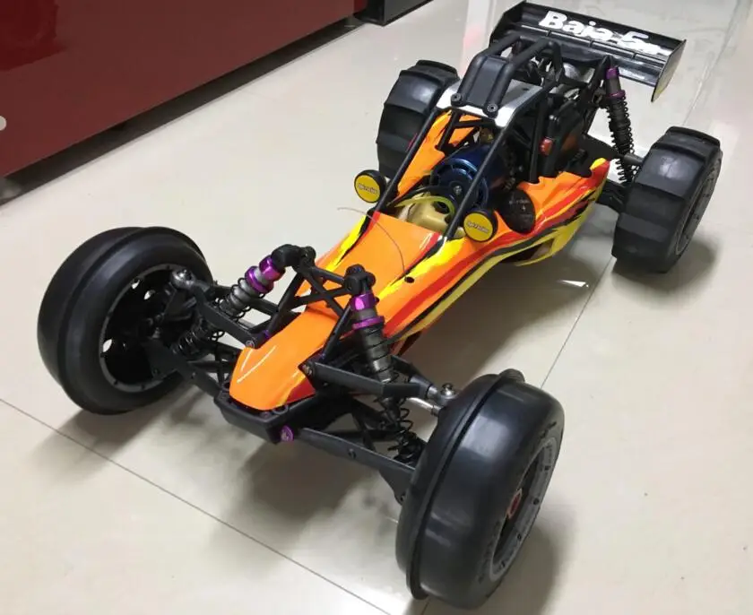 

HPI Original 5B 5ss Off Road Buggy Beach/Snow wheels and Tires Fits Rovan KM SY LOSI REDCAT HSP 5R Buggy