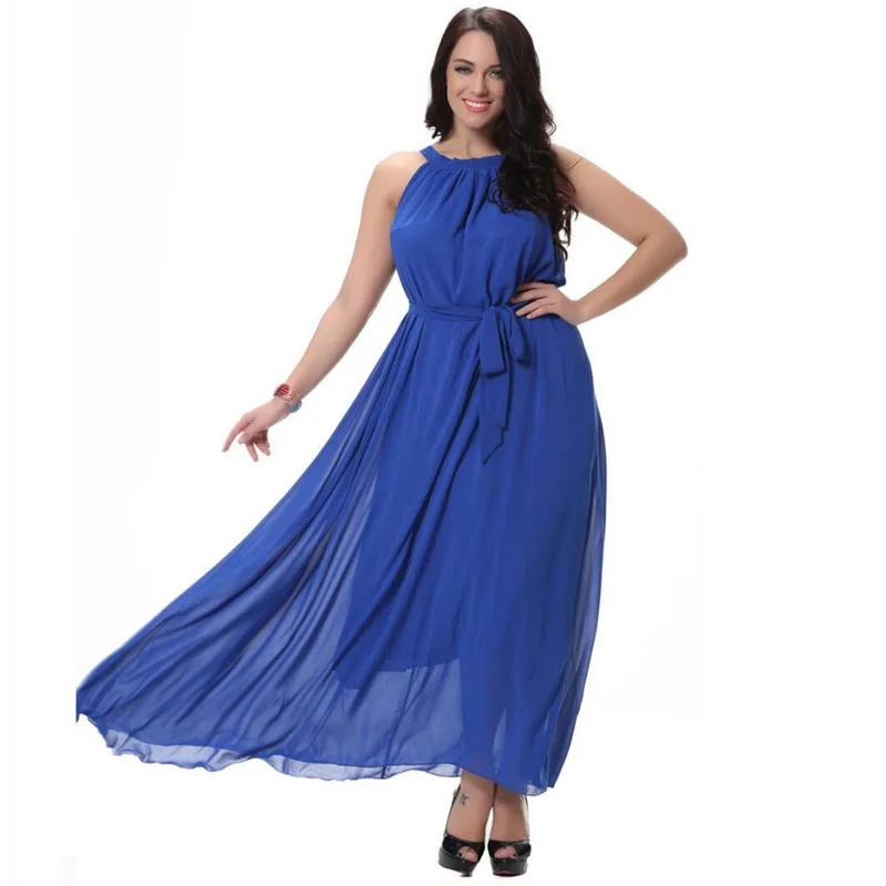 Buy Elegant Summer Plus Size M 6XL Bohemian Beach Long
