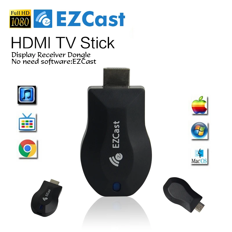 EZCAST M2 Ecast Tv Stick 1080p Hdmi Miracast Hlna Airplay Wifi Display Chromecast Stick For Windows Ios Andriod Tablet Smart TV