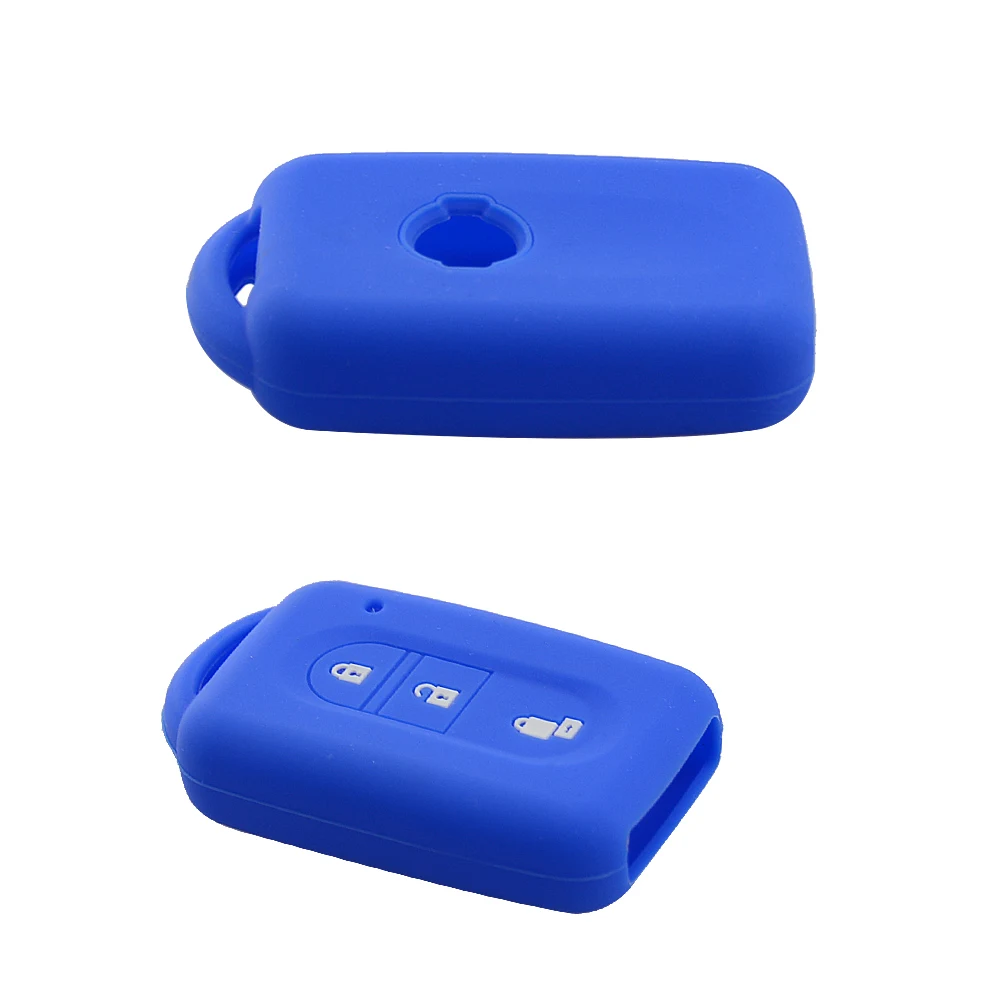 3 buttons silicone car key case for Nissan 3